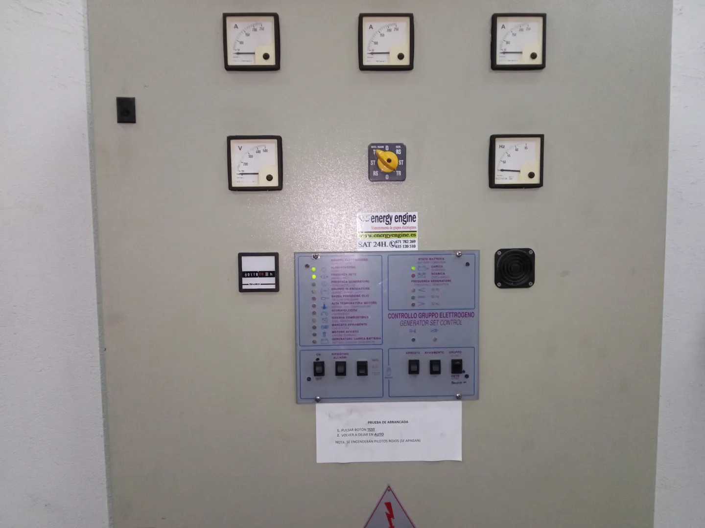 Prueba con Banco de Carga Resistivo-Inductivo 800 kVA al 110% de Capacidad